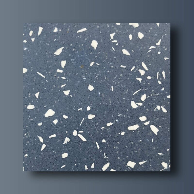 กระเบื้องหินขัด Terrazzo รุ่น Marioni blue ราคาสั่งตัด 3,600.00 บาท/ตร.ม ราคาต่อ ตร.ม 2,880.00 บาท/ตร.ม ขนาดสินค้าแผ่นเต็ม 1800X2700 MM.