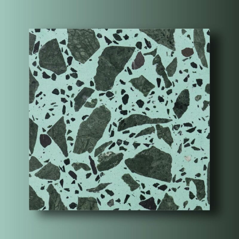 กระเบื้องหินขัด Terrazzo รุ่น Mint ราคาสั่งตัด 3,220.00 บาท/ตร.ม ราคาต่อ ตร.ม 2,580.00 บาท/ตร.ม ขนาดสินค้าแผ่นเต็ม 1600X2400 MM.
