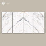 หินอ่อนเทียม Sintered Stone สี Apuan Sculpture White จำหน่ายเป็น Pattern ราคาเริ่มต้น 15,872 บาท