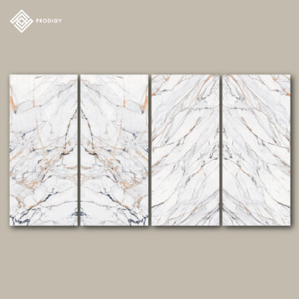 หินอ่อนเทียม Sintered Stone สี Gilt years จำหน่ายเป็น Pattern ราคาเริ่มต้น 8,748 บาท