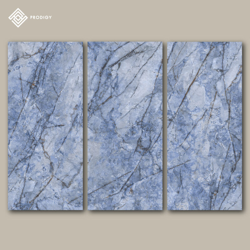 หินอ่อนเทียม Sintered Stone รุ่น Ice Silk Blue Jade ราคา 9,744 ต่อชุด