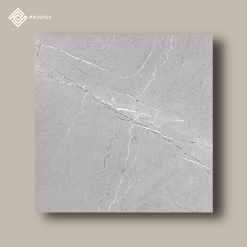 กระเบื้องพอร์ซเลน ลายหินอ่อน รุ่น Canyon Grey ขนาด 600x600 mm. ราคายกกล่อง 720 บาท