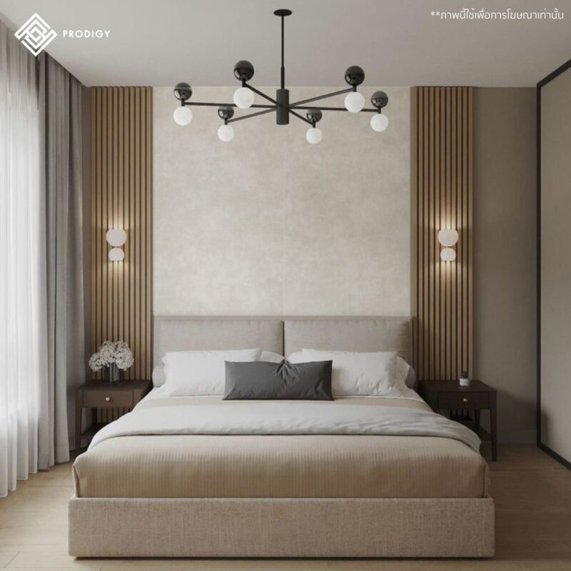 ผนังห้องหินอ่อนเทียม Sintered Stone Carmen cement grey - Prodigy Design