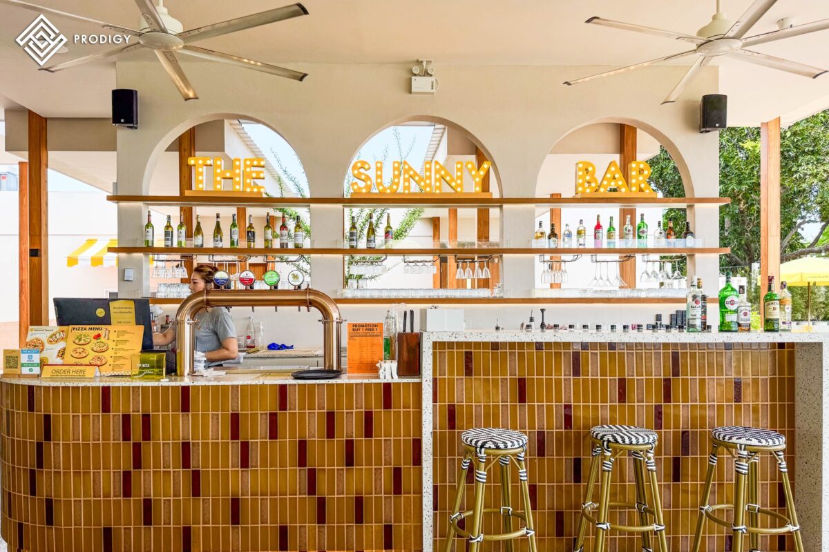 ผลงานการใช้หินขัด Terrazzo จากโครงการ Sunny Beach House พัทยา